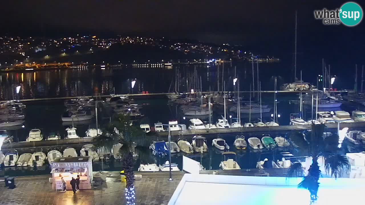 Webcam Capodistria – marina e lungo mare dall’Hotel Grand Koper