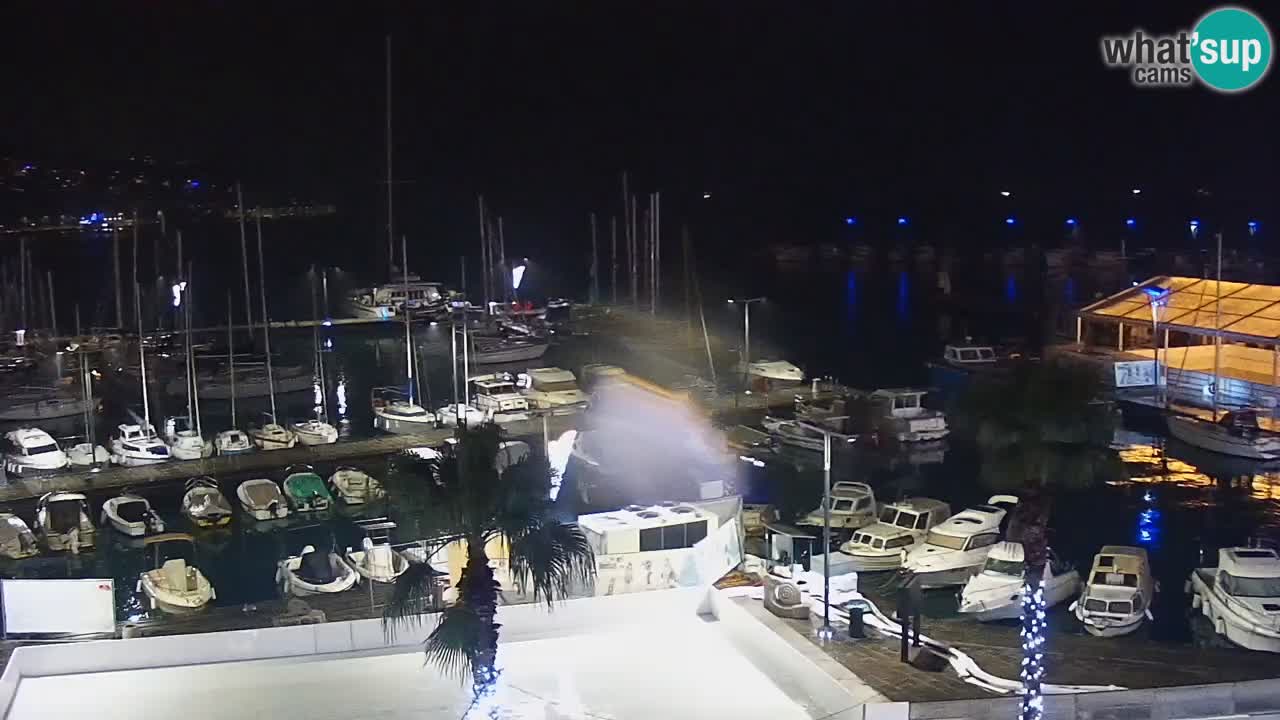 Webcam Capodistria – marina e lungo mare dall’Hotel Grand Koper