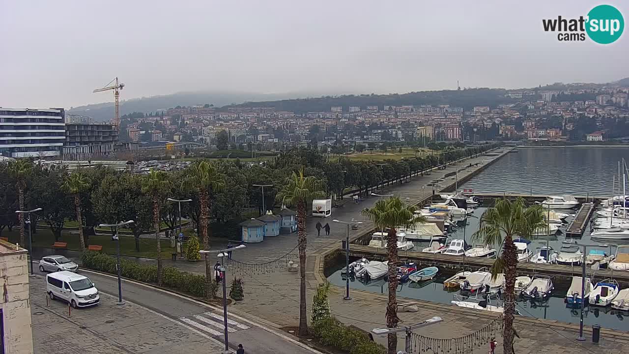 The Port of Koper live webcam – cruise and cargo port – Slovenia