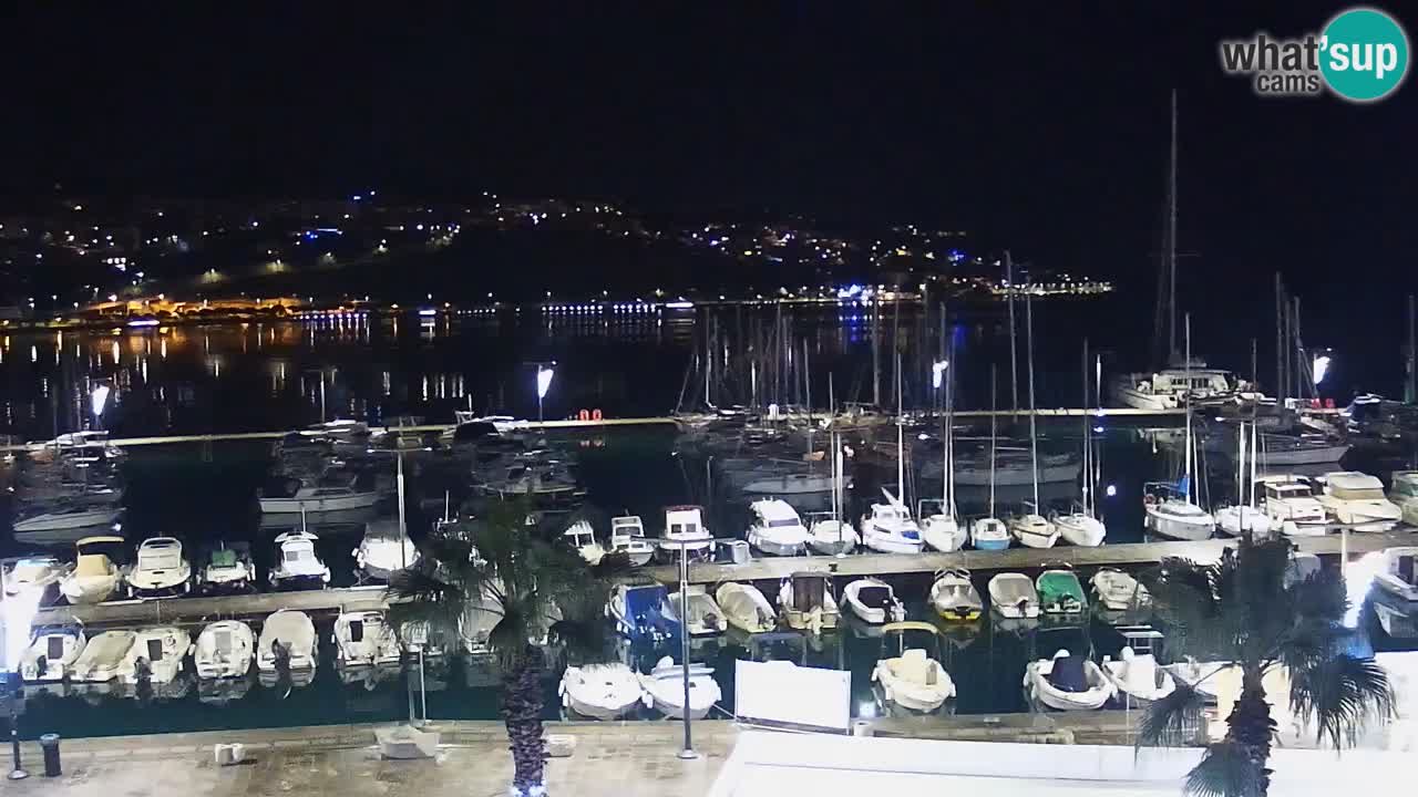 Webcam Capodistria – marina e lungo mare dall’Hotel Grand Koper