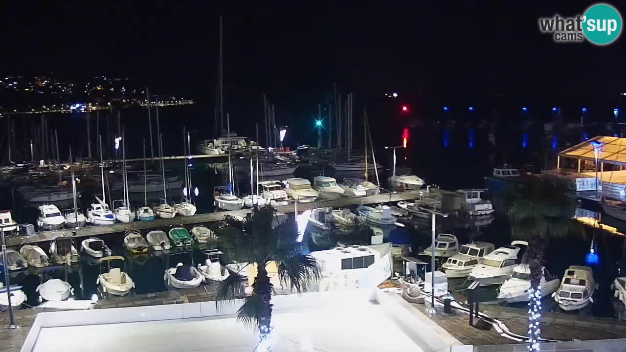 Webcam en direct du port de Koper – port de croisière et de fret – Slovénie