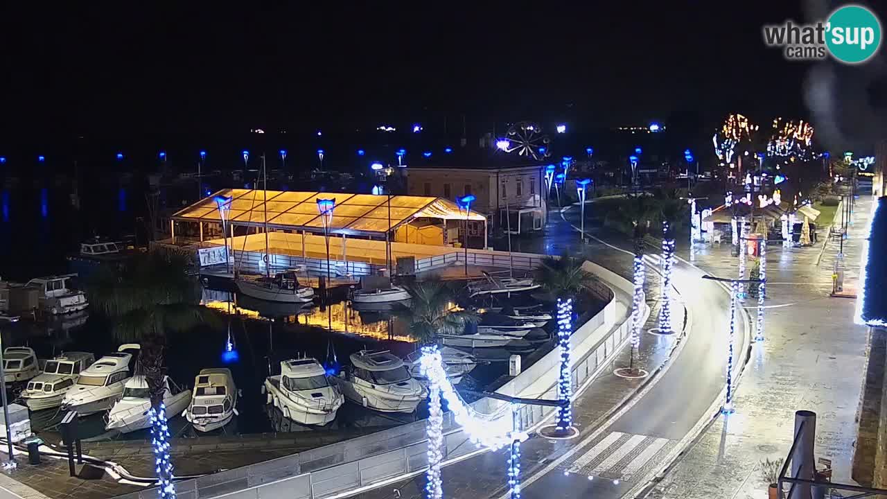 Webcam en direct du port de Koper – port de croisière et de fret – Slovénie