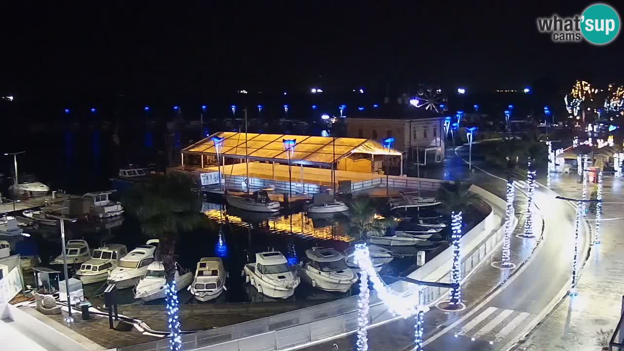 Webcam en direct du port de Koper – port de croisière et de fret – Slovénie