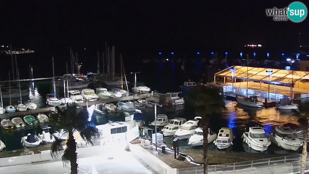 Webcam en direct du port de Koper – port de croisière et de fret – Slovénie