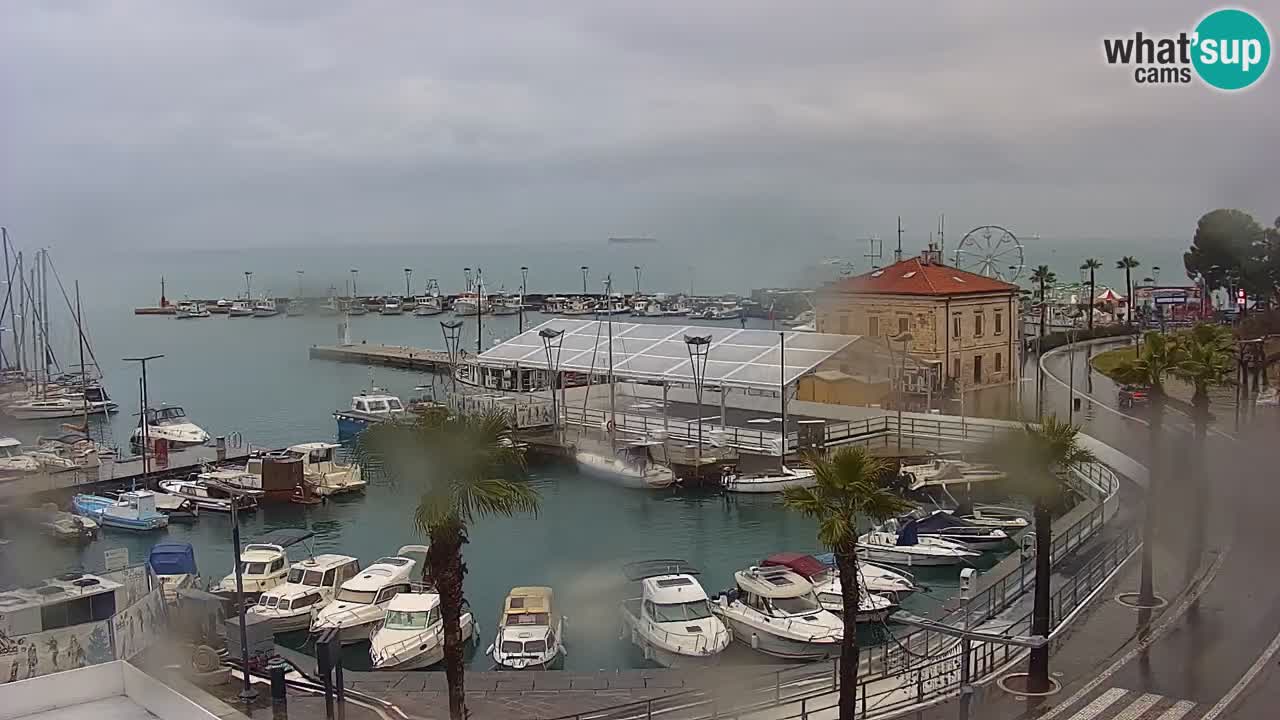 The Port of Koper live webcam – cruise and cargo port – Slovenia