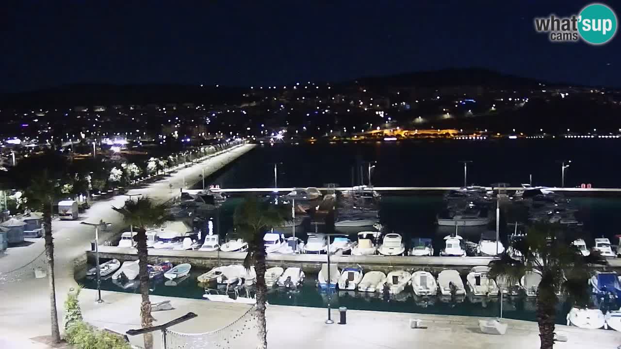 Web kamera Koper – marina i promenada – hotel Grand Koper