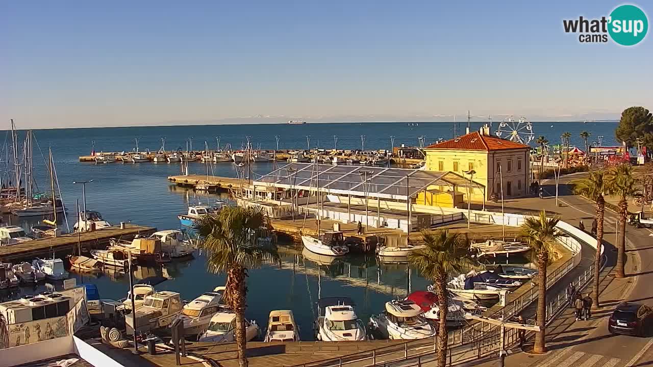 The Port of Koper live webcam – cruise and cargo port – Slovenia