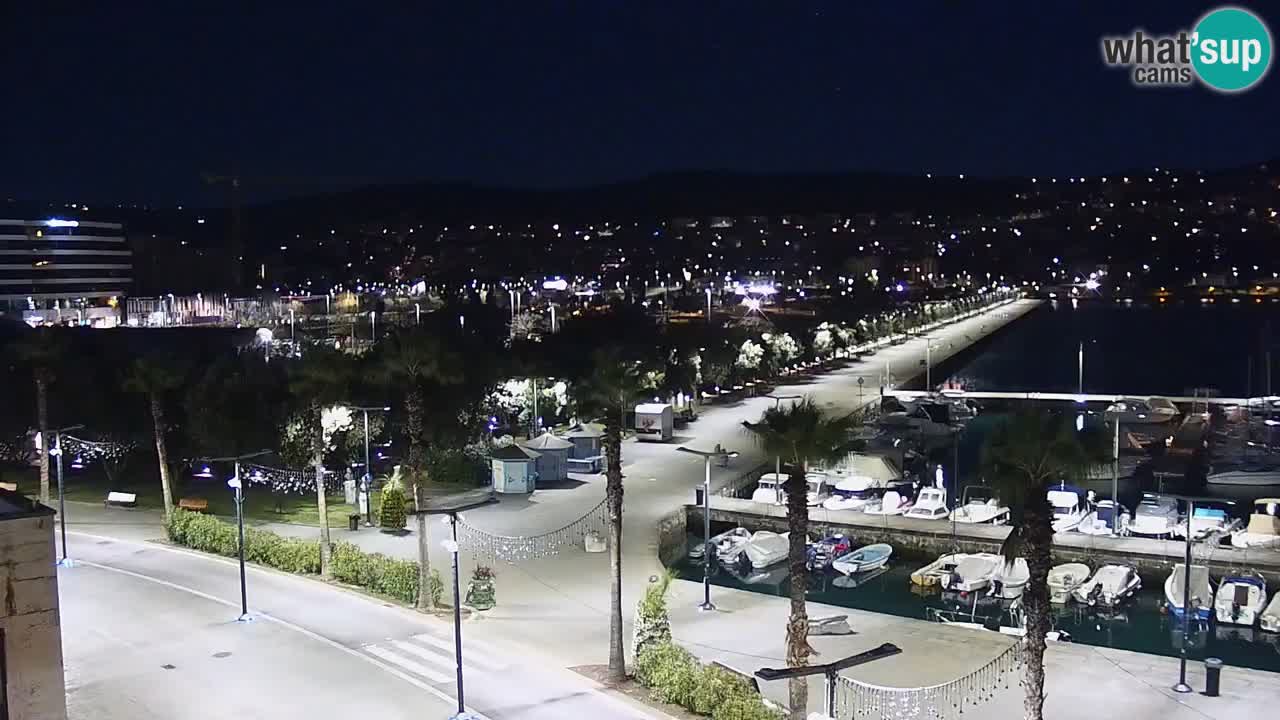 Webcam en direct du port de Koper – port de croisière et de fret – Slovénie