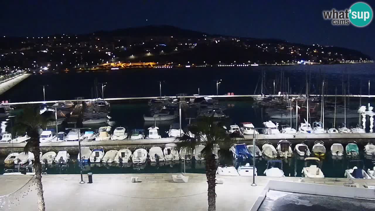 Webcam en direct du port de Koper – port de croisière et de fret – Slovénie