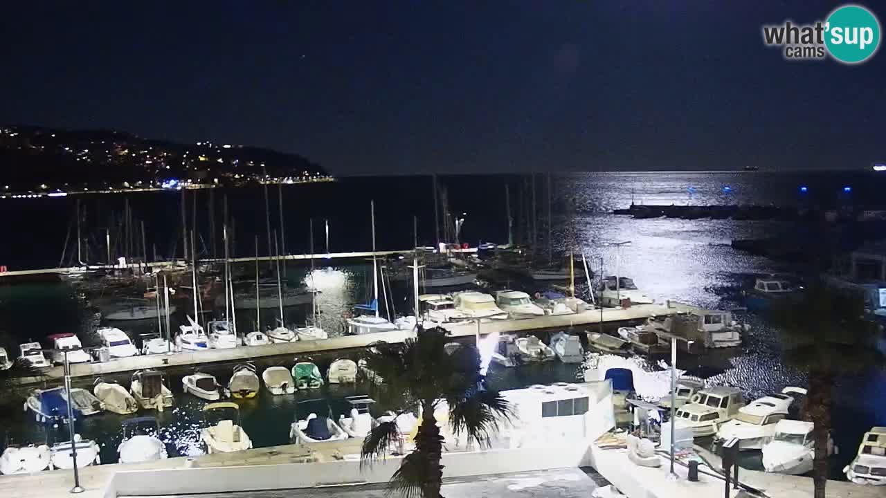 Webcam en direct du port de Koper – port de croisière et de fret – Slovénie