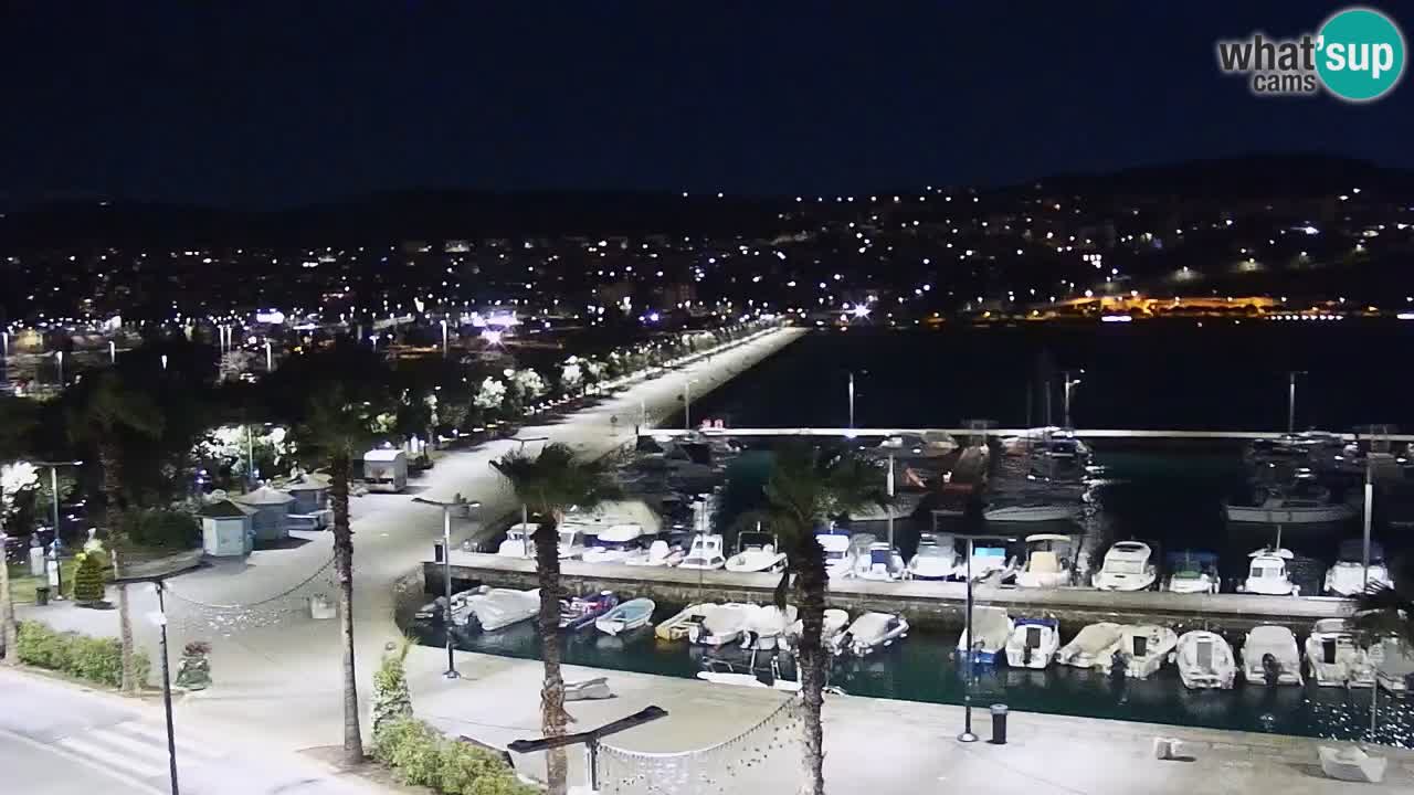 Camera en vivo Koper – puerto deportivo y paseo marítimo desde el Hotel Grand Koper