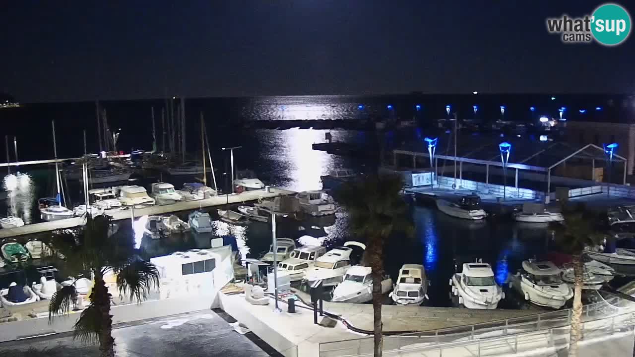 Il porto di Koper – Capodistria live webcam – porto crociere e mercantile – Slovenia