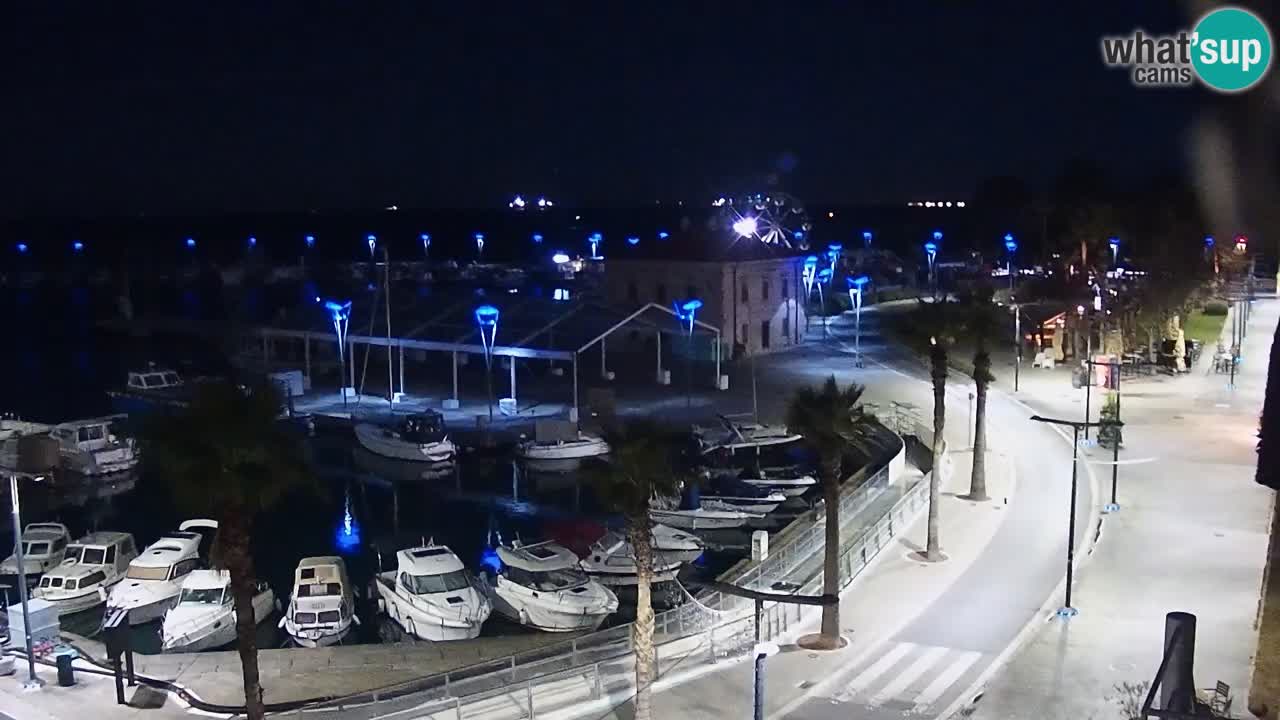 Webcam Capodistria – marina e lungo mare dall’Hotel Grand Koper