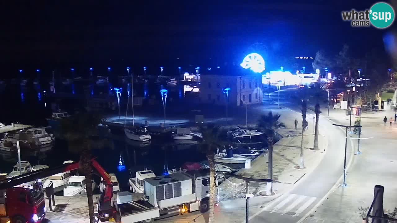 Webcam Koper – Panorama of the marina and promenade from the Grand Hotel Koper