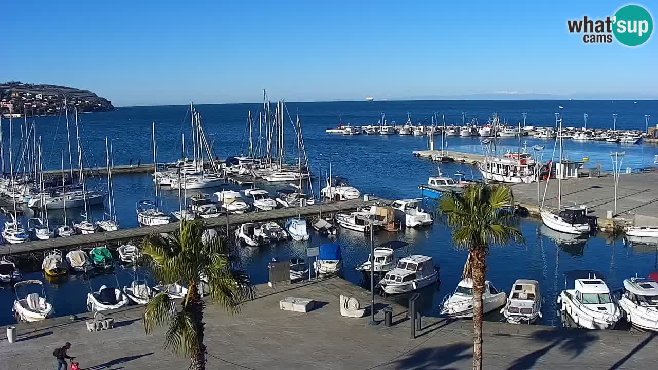 Der Hafen von Koper Live-Webcam – Kreuzfahrt- und Frachthafen – Slowenien