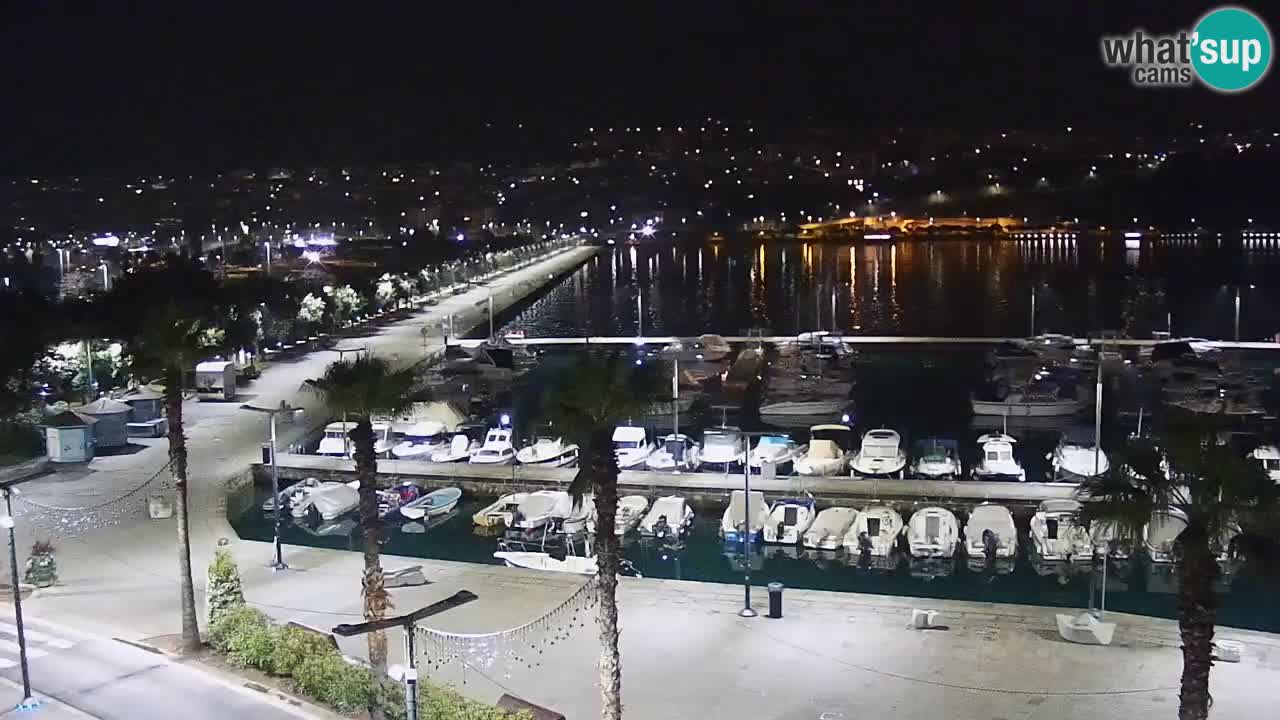 Web kamera Koper – marina i promenada – hotel Grand Koper