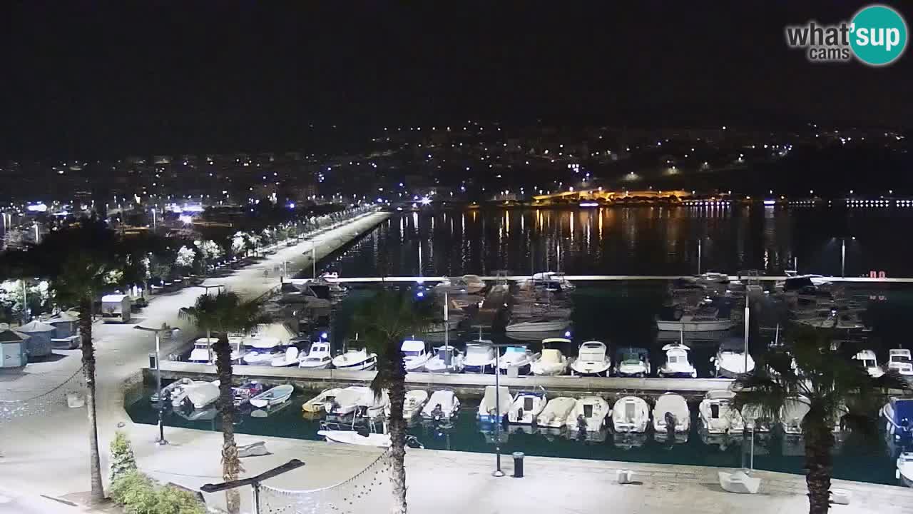 Webcam Koper – Panorama de la marina et de la promenade depuis le Grand Hotel Koper