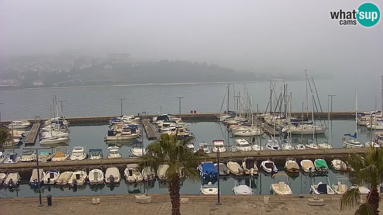 Spletna kamera Koper – Panorama na marino in promenado s Hotela Grand Koper