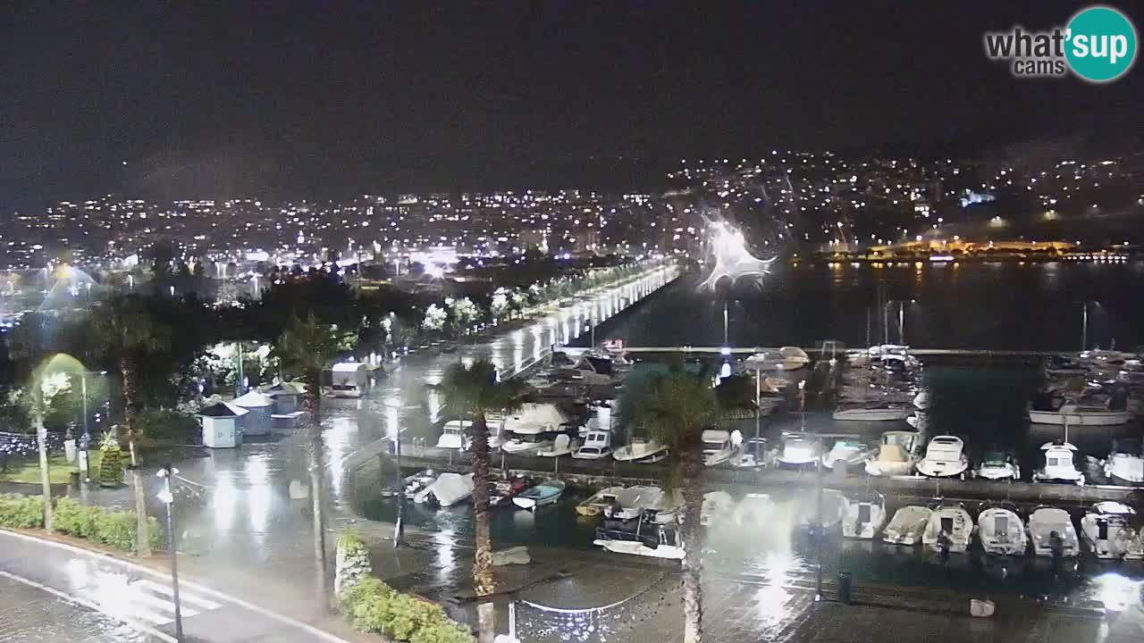 Webcam Capodistria – marina e lungo mare dall’Hotel Grand Koper