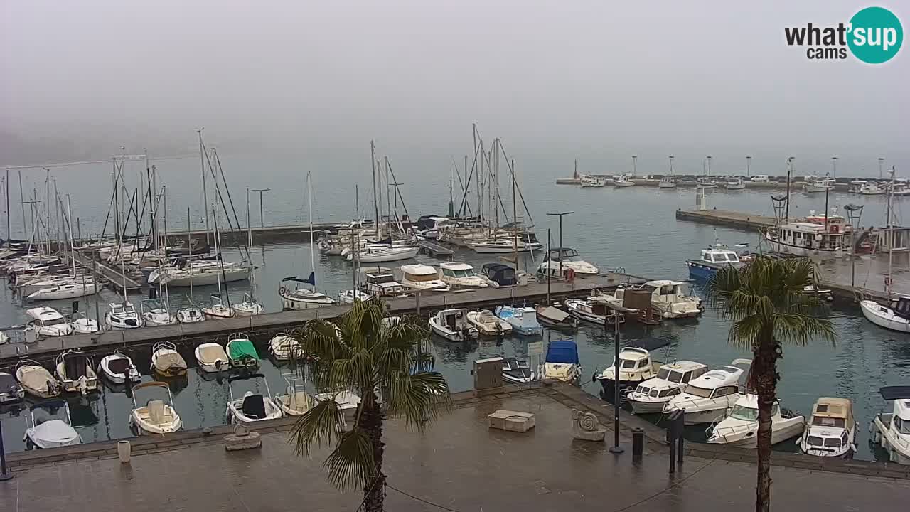 Webcam Koper – Panorama de la marina et de la promenade depuis le Grand Hotel Koper