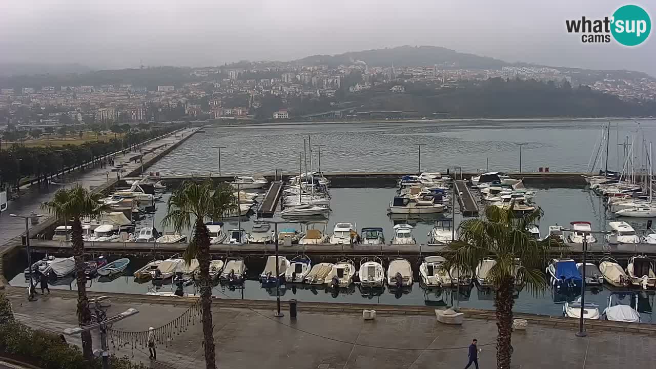 Il porto di Koper – Capodistria live webcam – porto crociere e mercantile – Slovenia