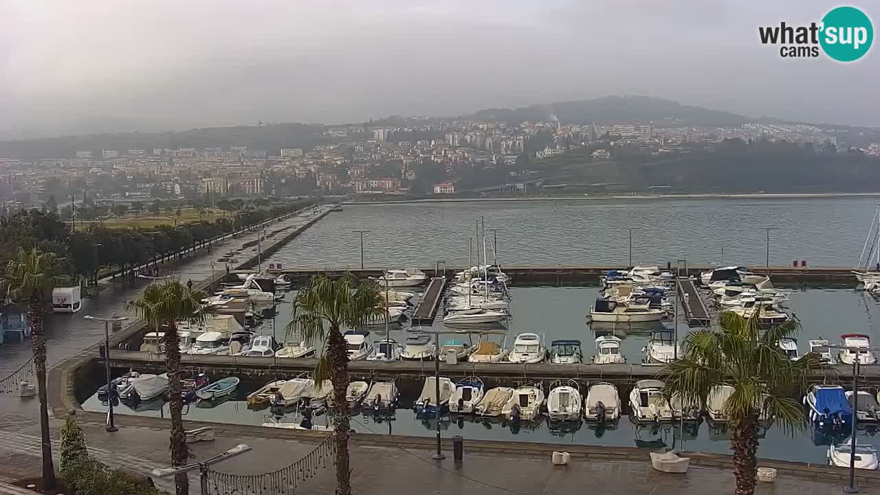 Webcam en vivo del Puerto de Koper – puerto de carga y cruceros – Eslovenia