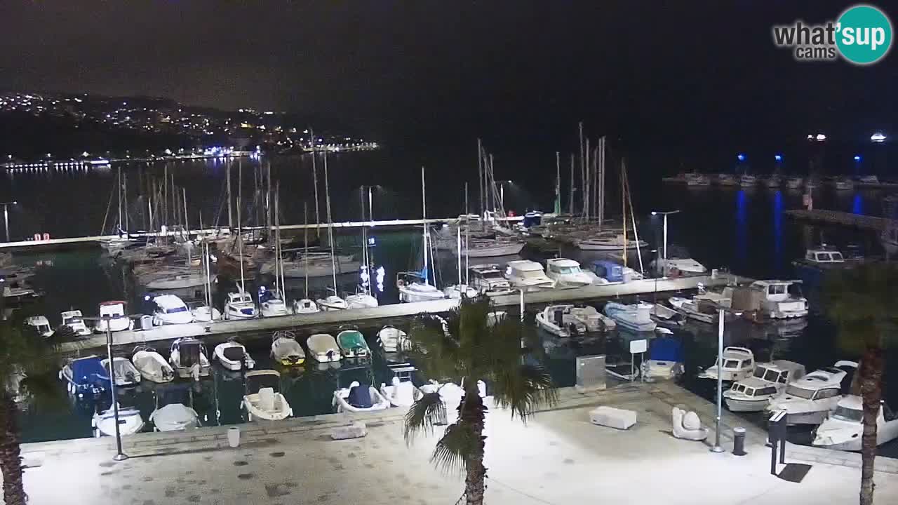 Webcam Capodistria – marina e lungo mare dall’Hotel Grand Koper