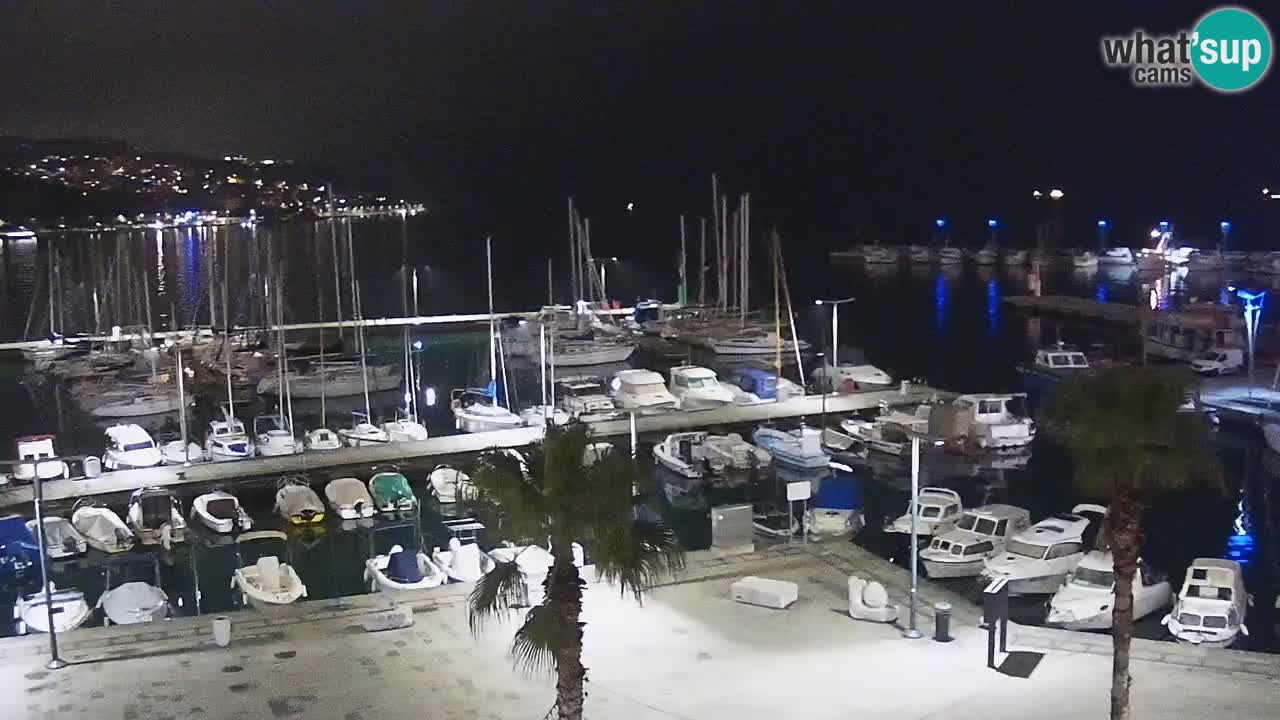 Webcam en direct du port de Koper – port de croisière et de fret – Slovénie