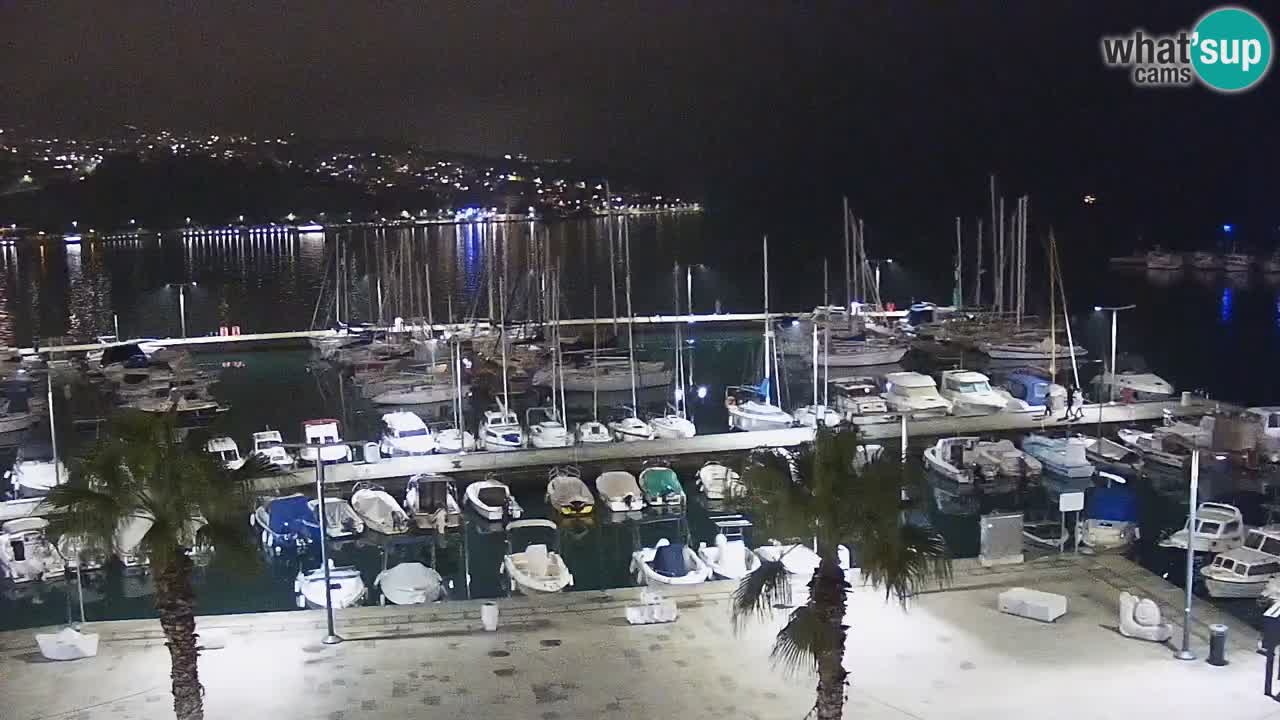 Spletna kamera Koper – Panorama na marino in promenado s Hotela Grand Koper