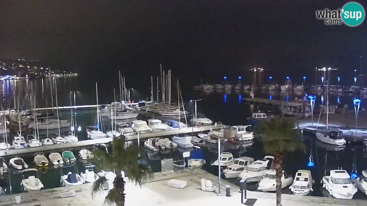 Camera en vivo Koper – puerto deportivo y paseo marítimo desde el Hotel Grand Koper