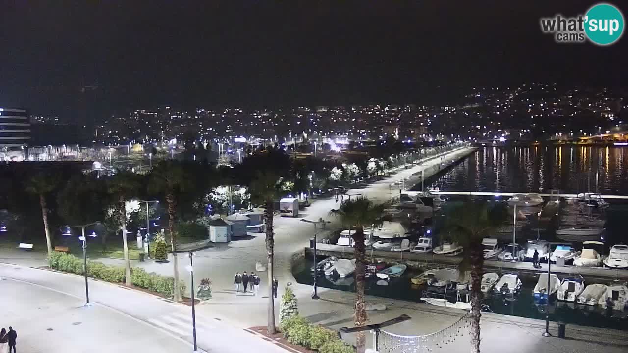 Webcam en direct du port de Koper – port de croisière et de fret – Slovénie