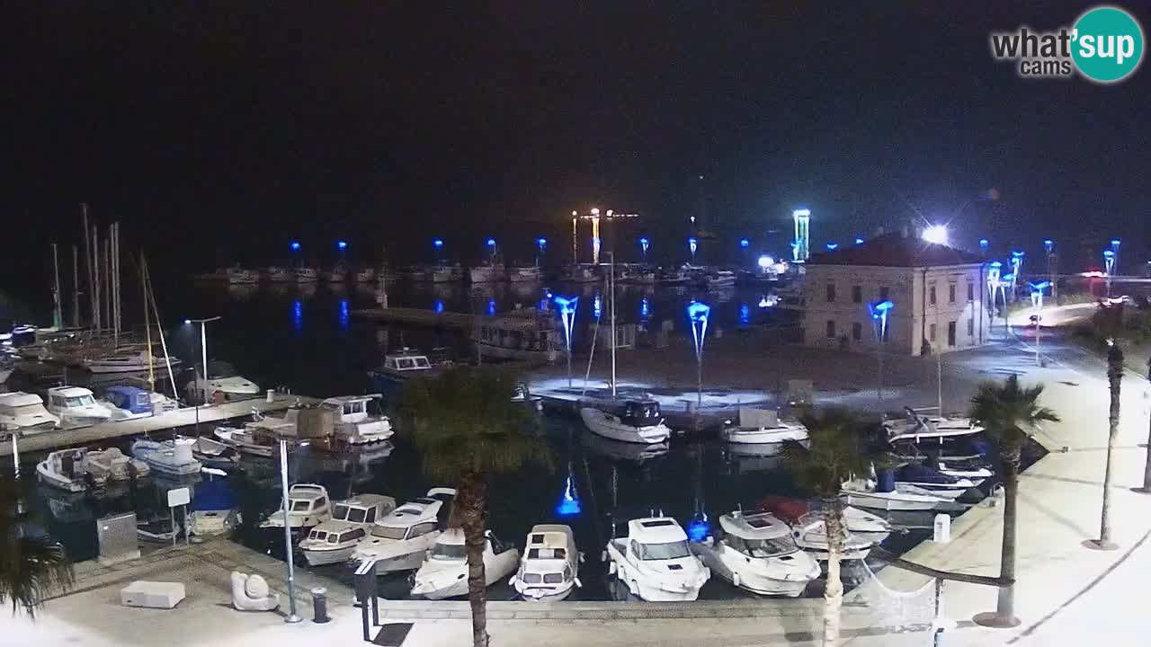 Il porto di Koper – Capodistria live webcam – porto crociere e mercantile – Slovenia