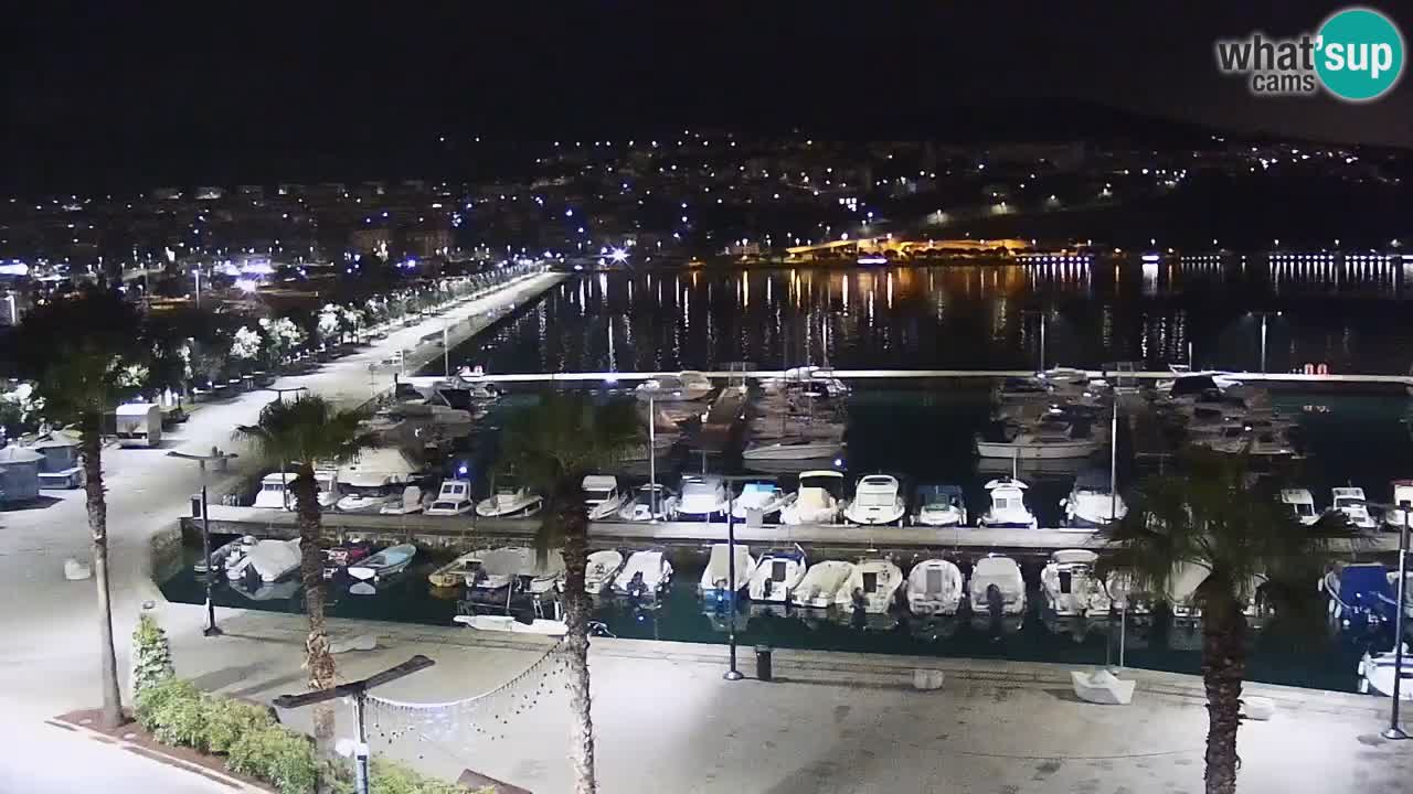 Camera en vivo Koper – puerto deportivo y paseo marítimo desde el Hotel Grand Koper