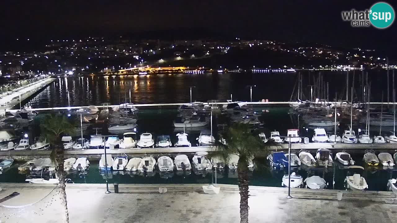 Webcam en direct du port de Koper – port de croisière et de fret – Slovénie