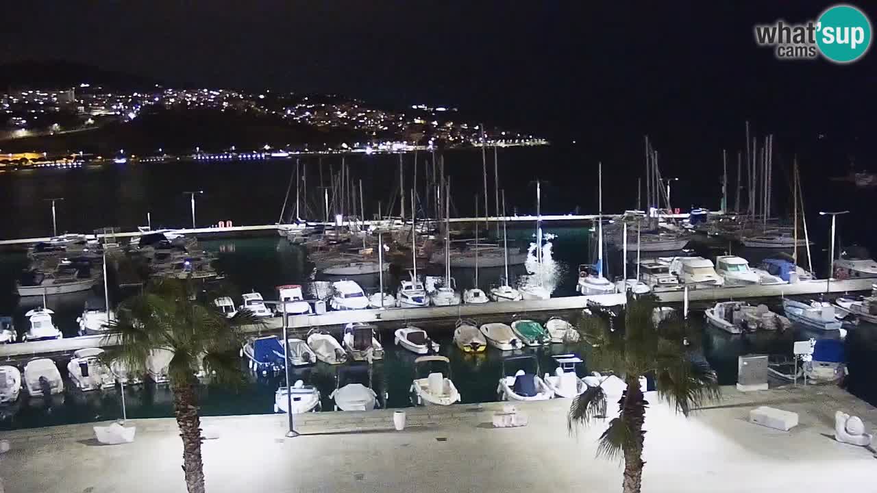 Webcam Koper – Panorama de la marina et de la promenade depuis le Grand Hotel Koper