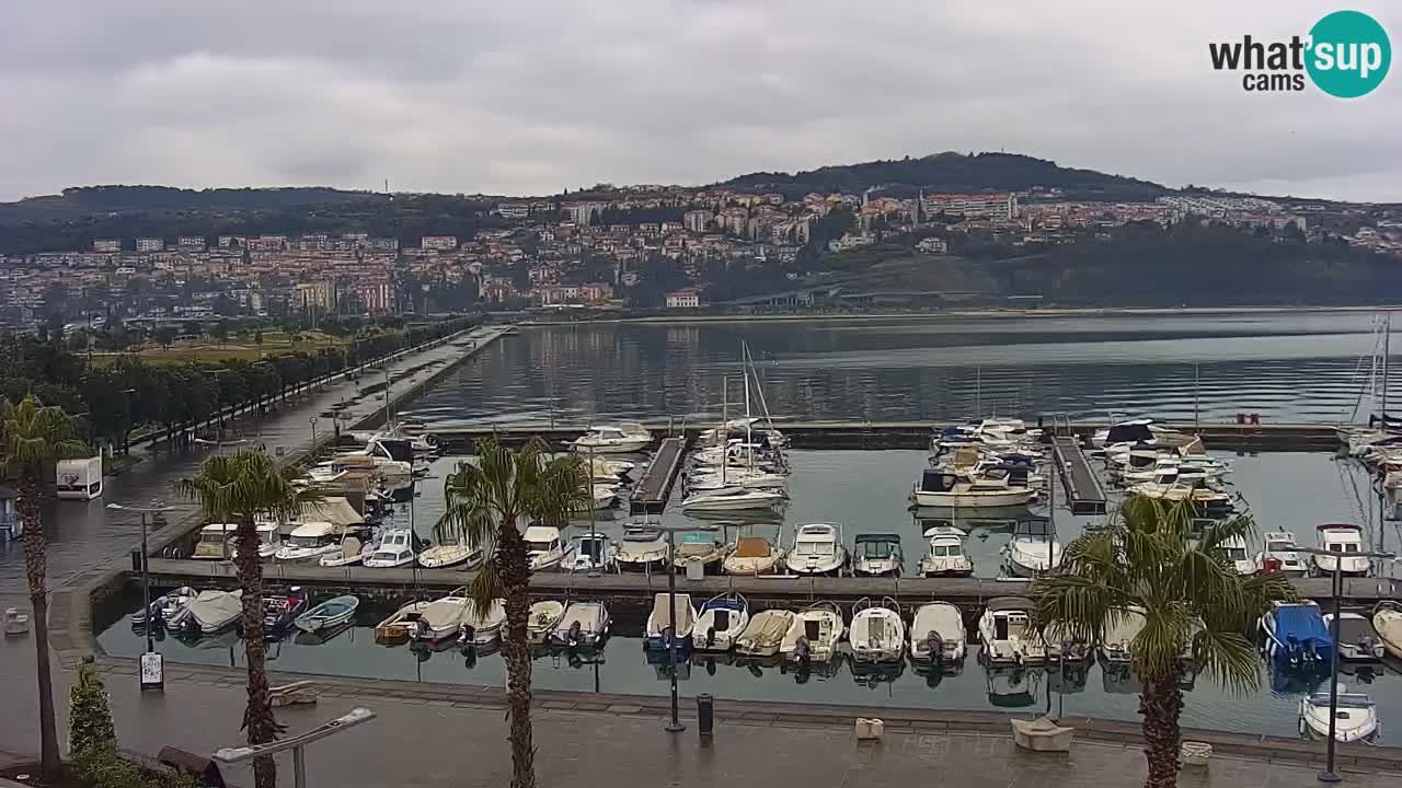 Web kamera Koper – marina i promenada – hotel Grand Koper