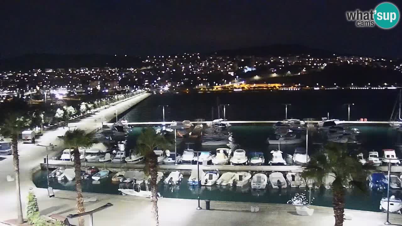 Webcam Capodistria – marina e lungo mare dall’Hotel Grand Koper