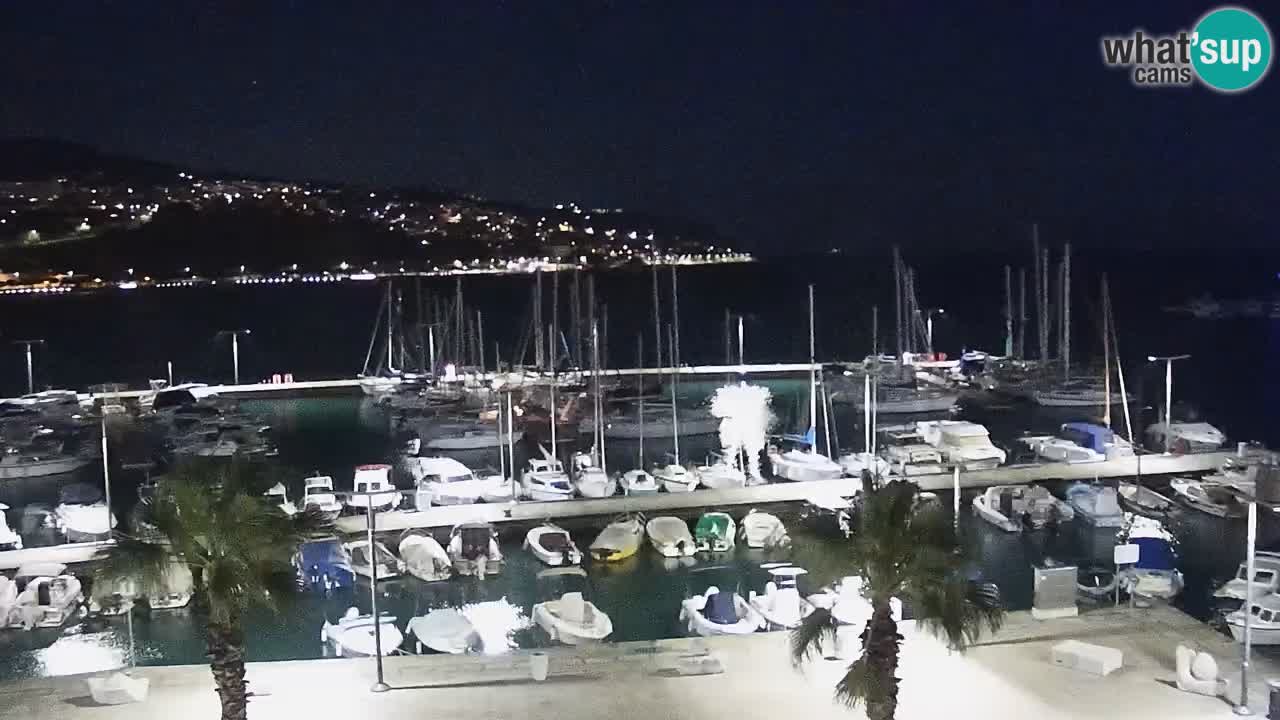 Webcam en direct du port de Koper – port de croisière et de fret – Slovénie