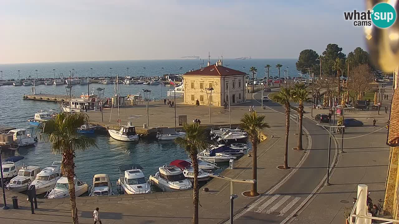 Der Hafen von Koper Live-Webcam – Kreuzfahrt- und Frachthafen – Slowenien