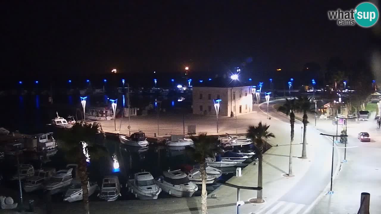 Webcam en direct du port de Koper – port de croisière et de fret – Slovénie