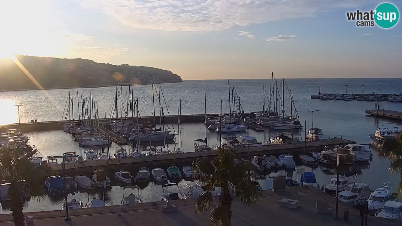 Il porto di Koper – Capodistria live webcam – porto crociere e mercantile – Slovenia