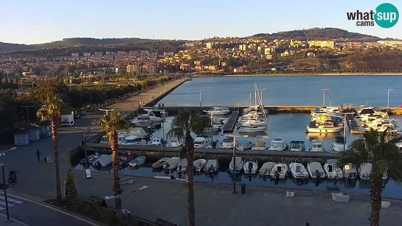 Il porto di Koper – Capodistria live webcam – porto crociere e mercantile – Slovenia