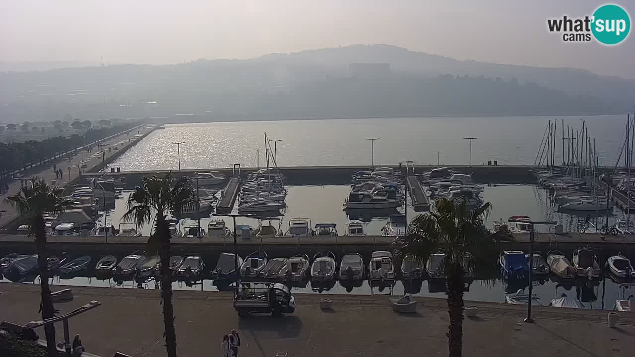 Il porto di Koper – Capodistria live webcam – porto crociere e mercantile – Slovenia