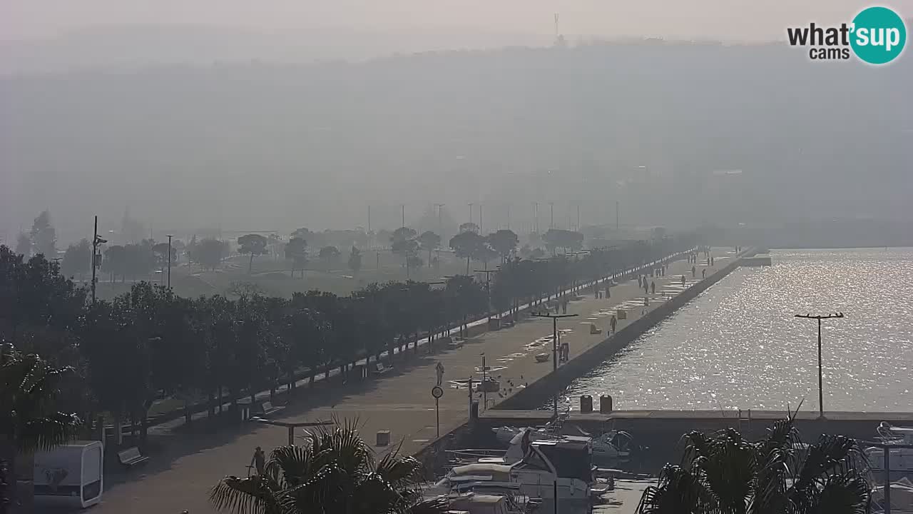 Der Hafen von Koper Live-Webcam – Kreuzfahrt- und Frachthafen – Slowenien