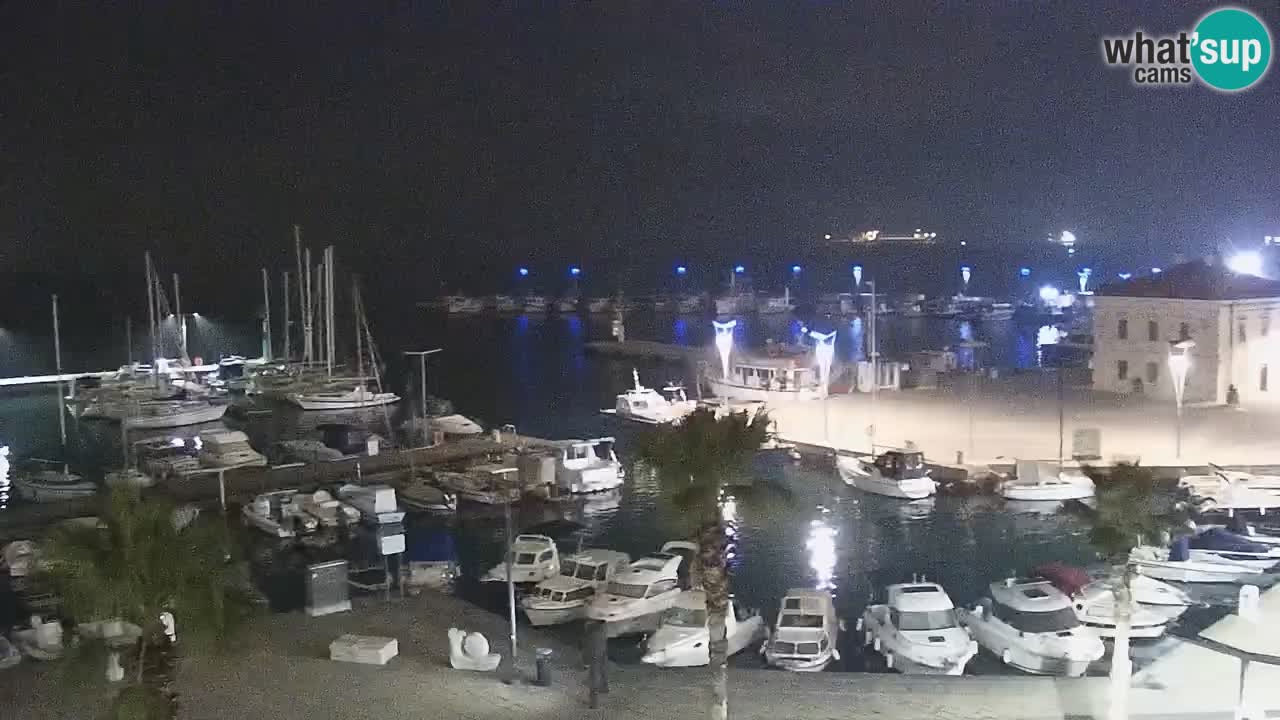 Il porto di Koper – Capodistria live webcam – porto crociere e mercantile – Slovenia