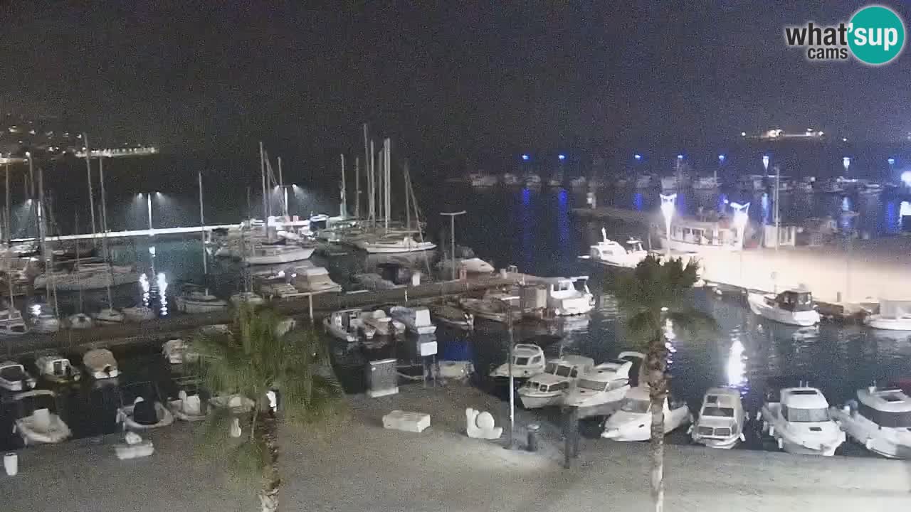 Webcam Capodistria – marina e lungo mare dall’Hotel Grand Koper