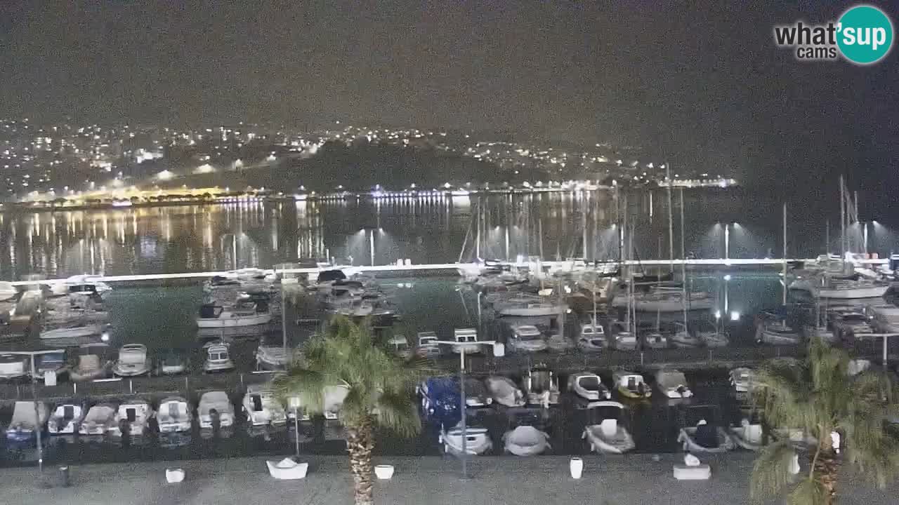 Webcam Capodistria – marina e lungo mare dall’Hotel Grand Koper