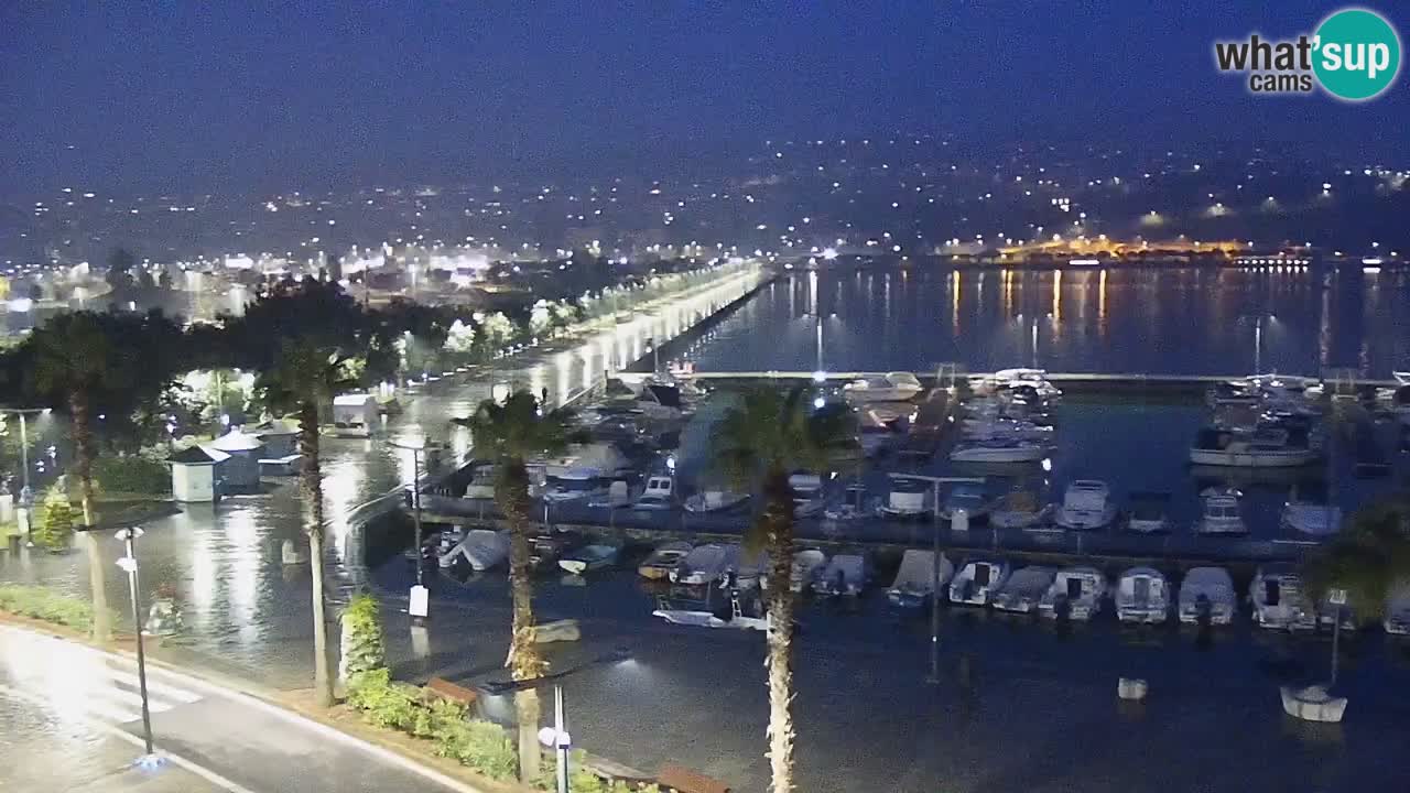 Il porto di Koper – Capodistria live webcam – porto crociere e mercantile – Slovenia