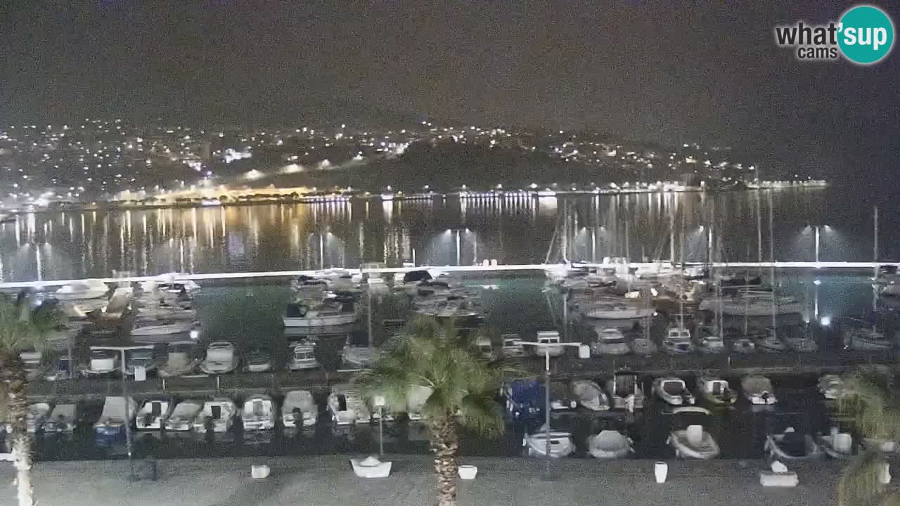 Webcam en direct du port de Koper – port de croisière et de fret – Slovénie