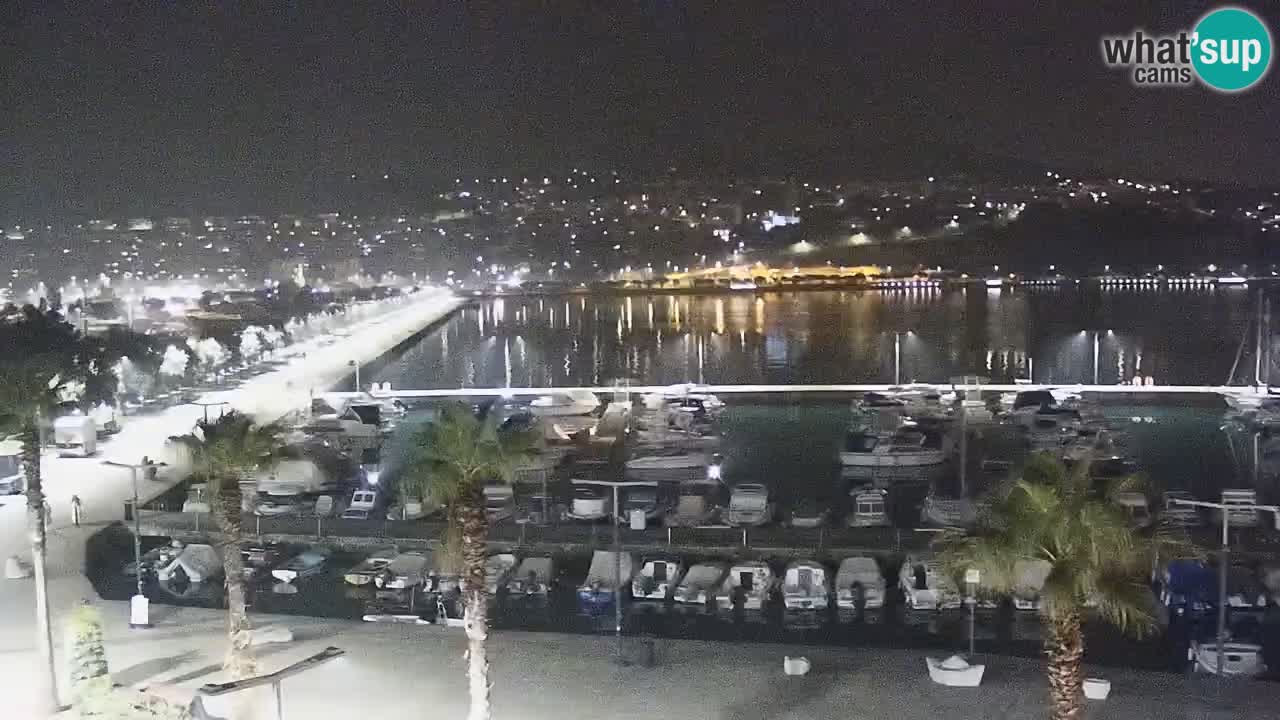 Webcam en direct du port de Koper – port de croisière et de fret – Slovénie